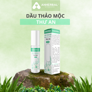 Dầu lăn thảo mộc Thư Giãn Thảo Mộc Thiên Nhiên An Toàn Lành Tính 10ml ANHERBAL