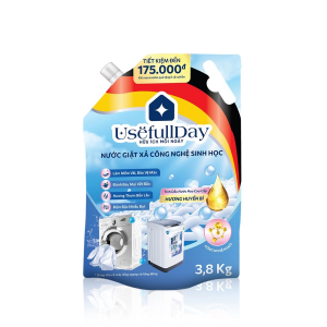 Nước giặt xả công nghệ sinh học Usefull Day hương huyền bí 3,8 kg