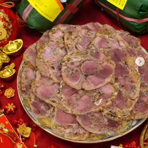 Giò Kim Kê Ước Lễ Ngọc Yến 1Kg – Tinh Hoa Gà Vàng, Đậm Đà Vị Tết