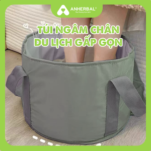 Túi ngâm chân vải gấp gọn, du lịch, công tác ANHERBAL