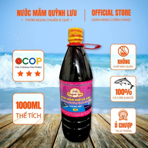 Combo 3 chai Nước Mắm Cốt Cá Cơm 559 Quỳnh Lưu 1L– Cốt Chấm Thượng hạng, Nguyên Chất, Ủ chượp 2 năm