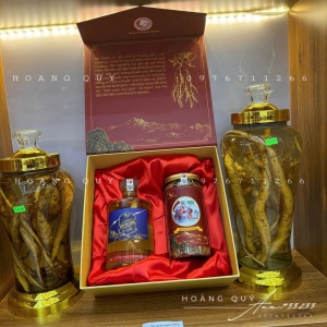 SET RƯỢU VÀ TRÀ SÂM NÚI DÀNH