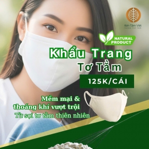 Khẩu Trang Tơ Tằm 