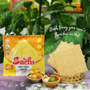 Bánh Tráng Gạo Mè Nướng Giòn Sachi 75gr