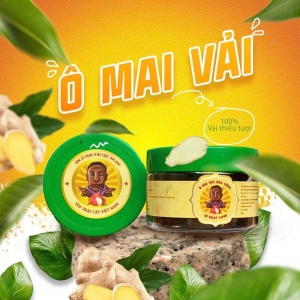 Ô mai Vải Xào Gừng