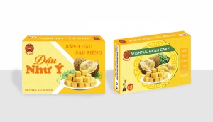 Bánh Đậu Sầu Riêng Đậu Như Ý Hộp 280g – Tinh Túy Từ Hạt Đậu, Quyến Rũ Vị Nhiệt Đới