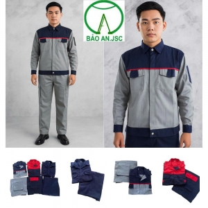 Quần áo bảo hộ lao động - kaki cao cấp - dày dặn - bền màu - chuẩn xường