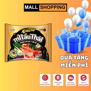 MÌ LẨU THÁI KORENO – CHUẨN VỊ MÌ CAY 7 CẤP ĐỘ – GÓI 74G