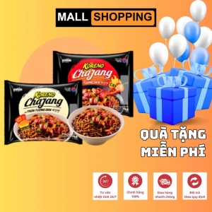 MÌ TRỘN TƯƠNG ĐEN KORENO CHAJANG – VỊ CAY & KHÔNG CAY – GÓI 78G