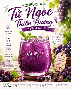KOMBUCHA TỬ NGỌC THIÊN HƯƠNG – TỪ NHO CHÍN TỰ NHIÊN