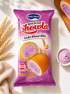 Bánh Mỳ Khoai Môn – Vị Ngọt Thanh, Béo Nhẹ Ngon Lành