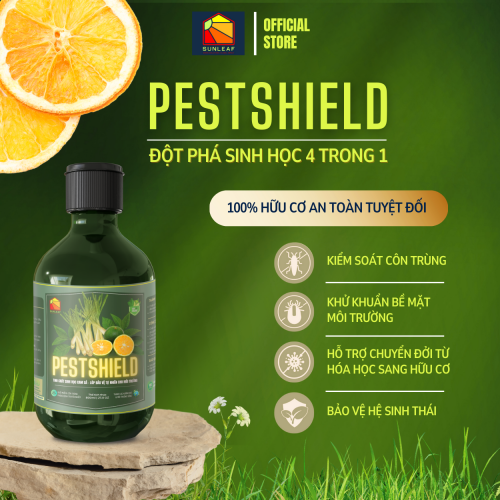 Thuốc ngừa côn trùng & khử khuẩn Sinh học hữu cơ - PESTSHIELD