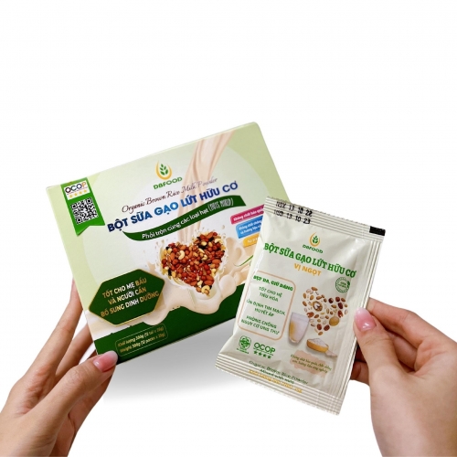 BỘT SỮA GẠO LỨT NGŨ CỐC - VỊ NGỌT - HỘP 300G