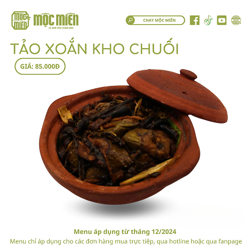 TẢO XOẮN KHO CHUỐI