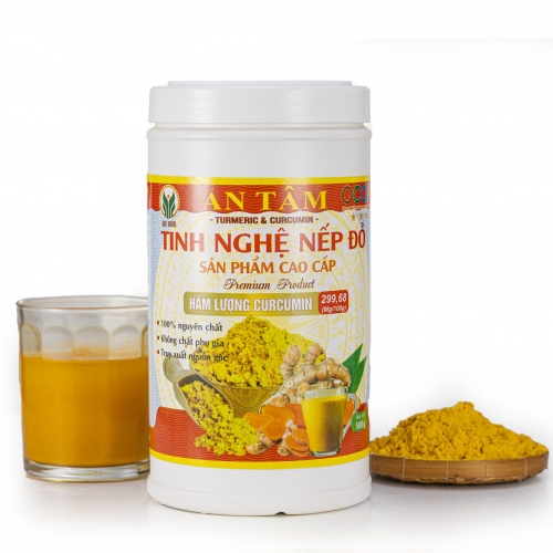 Tinh Bột Nghệ Nếp Đỏ 500gr