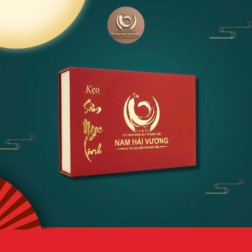 Kẹo Dược Liệu Sâm Ngọc Linh - Nam Hải Vương - Giảm Stress, điều hòa miễn dịch - Hộp 850g (12 túi)