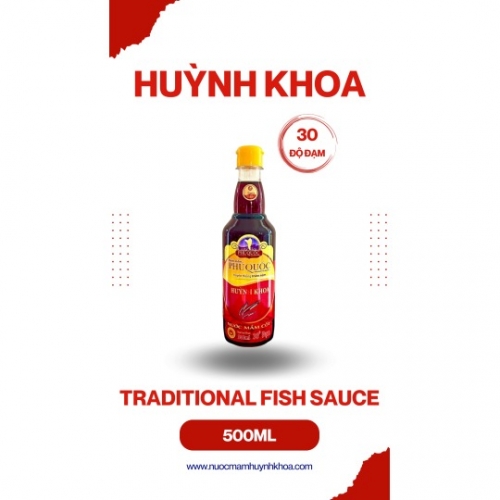 Nước Mắm Truyền Thống Cốt Nhĩ 30 Đạm Chai 500ml