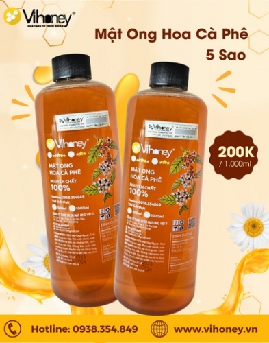 Mật Ong Hoa Cà Phê 5 Sao – 1000ml