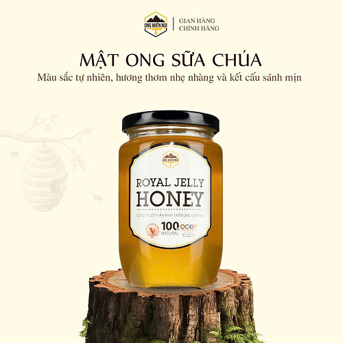Mật Ong Sữa Chúa Đặc Biệt 500g – Bồi Bổ Sức Khỏe, Làm Đẹp Tự Nhiên